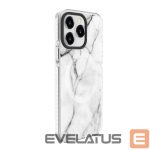 Tagakaaned Evelatus Apple iPhone 15 Pro PC+TPU With MagSafe Customized Print Marble White