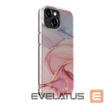 Tagakaaned Evelatus Apple iPhone 15 PC Customized Print Design Marble Pink