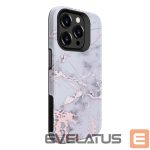 Tagakaaned Evelatus Apple iPhone 15 Pro Armor case TPU+PC Customized Print Design Marble Silver