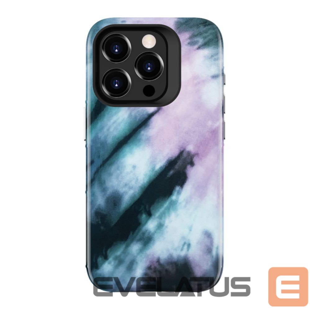 Tagakaaned Evelatus Apple iPhone 15 Pro Armor case TPU+PC Customized Print Design Blue Pink