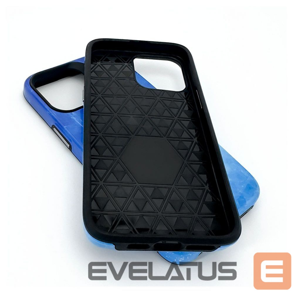 Tagakaaned Evelatus Apple iPhone 15 Pro Max Armor case TPU+PC Customized Print Design Galaxy Blue