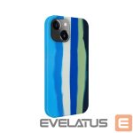 Tagakaaned Evelatus Apple iPhone 15 Silicone case Multi-Colored Blue