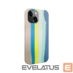 Tagakaaned Evelatus Apple iPhone 15 Plus Silicone case Multi-Colored Blue Pink