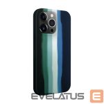Tagakaaned Evelatus Apple iPhone 15 Pro Silicone case Multi-Colored Green