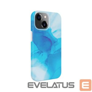 Tagakaaned Evelatus Apple iPhone 15 Premium Silicone case Customized Print Blue