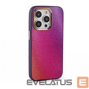 Tagakaaned iLike Apple iPhone 15 Pro Print Desire Customized Diamonds Case Purple