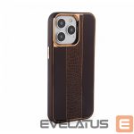 Tagakaaned iLike Apple iPhone 14 Pro Leather Case Customized Brown