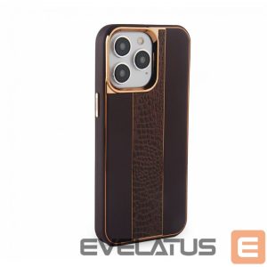 Tagakaaned iLike Apple iPhone 15 Pro Leather Case Customized Brown