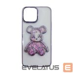 Tagakaaned iLike Apple iPhone 14 Silicone Case Print Desire Bear Purple