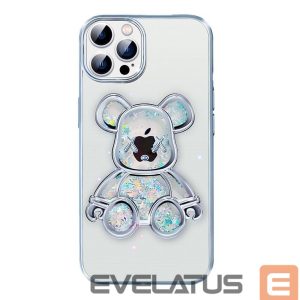 Tagakaaned iLike Apple iPhone 14 Pro Silicone Case Print Desire Bear Silver