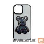 Tagakaaned iLike Apple iPhone 15 Silicone Case Print Desire Bear Black