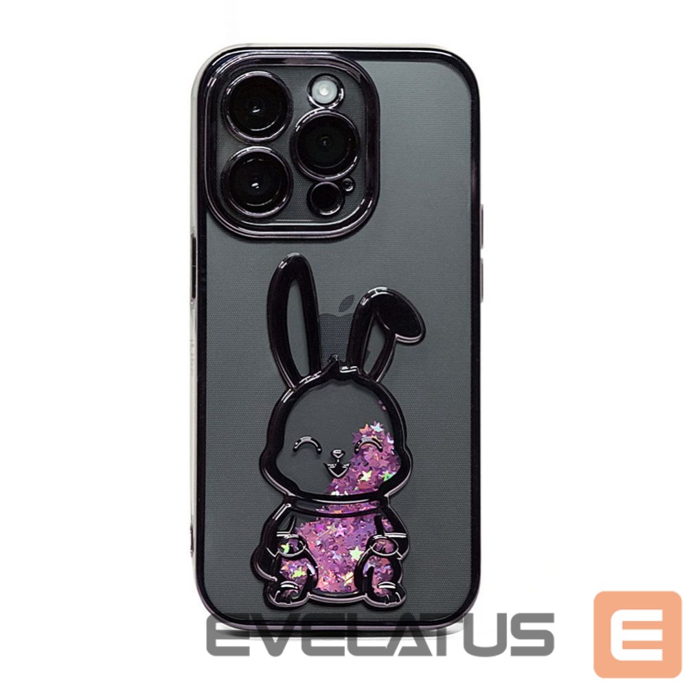 Tagakaaned iLike Apple iPhone 14 Pro Max Silicone Case Print Desire Rabbit Purple