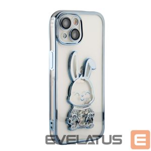 Tagakaaned iLike Apple iPhone 15 Silicone Case Print Desire Rabbit Blue