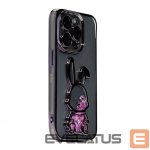 Tagakaaned iLike Apple iPhone 15 Pro Max Silicone Case Print Desire Rabbit Purple