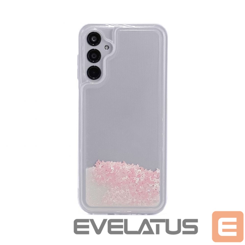 Tagakaaned iLike Samsung Galaxy A14 5G Silicone Case Water Glitter Pink