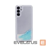 Tagakaaned iLike Samsung Galaxy A34 5G Silicone Case Water Glitter Blue