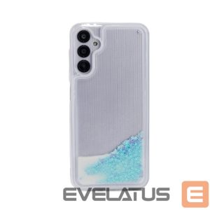 Tagakaaned iLike Samsung Galaxy A34 5G Silicone Case Water Glitter Blue