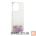 Tagakaaned iLike Apple iPhone 13 Silicone Case Water Glitter Rainbow