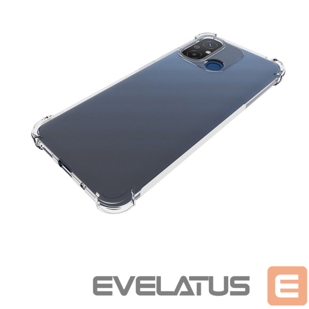 Tagakaaned Evelatus Xiaomi Redmi 12C Military Shockproof Silicone Case Transparent Transparent