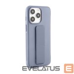 Tagakaaned iLike Apple iPhone 15 Pro Max Silicone Case with stand Purple