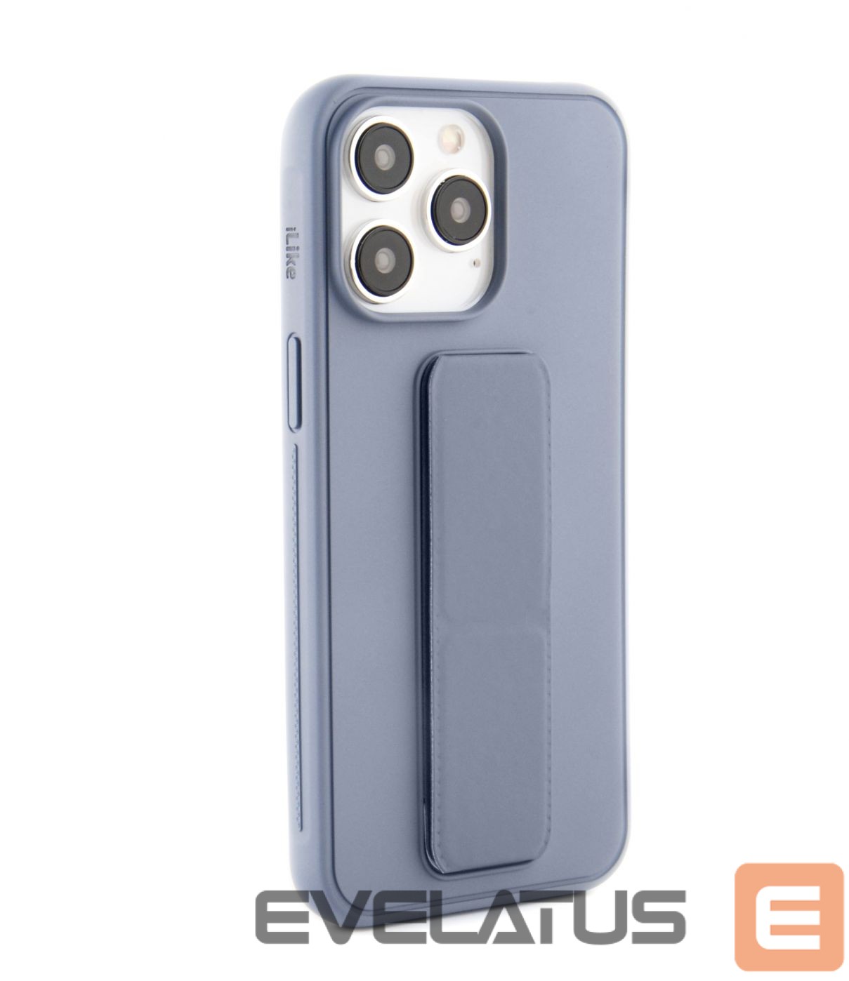 Tagakaaned iLike Apple iPhone 14 Pro Silicone Case with stand Purple