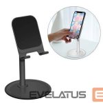 Universaalne telefonihoidja (Popsocket) iLike Universal Telescopic Desktop Bracket phone tablet holder (K3S) Black