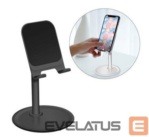 Universaalne telefonihoidja (Popsocket) iLike Universal Telescopic Desktop Bracket phone tablet holder (K3S) Black
