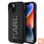Tagakaaned Karl Lagerfeld Apple iPhone 15 HC 3D LOGO GLITTER Black