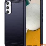 Tagakaaned iLike Samsung A34 5G flexible silicone carbon cover Blue