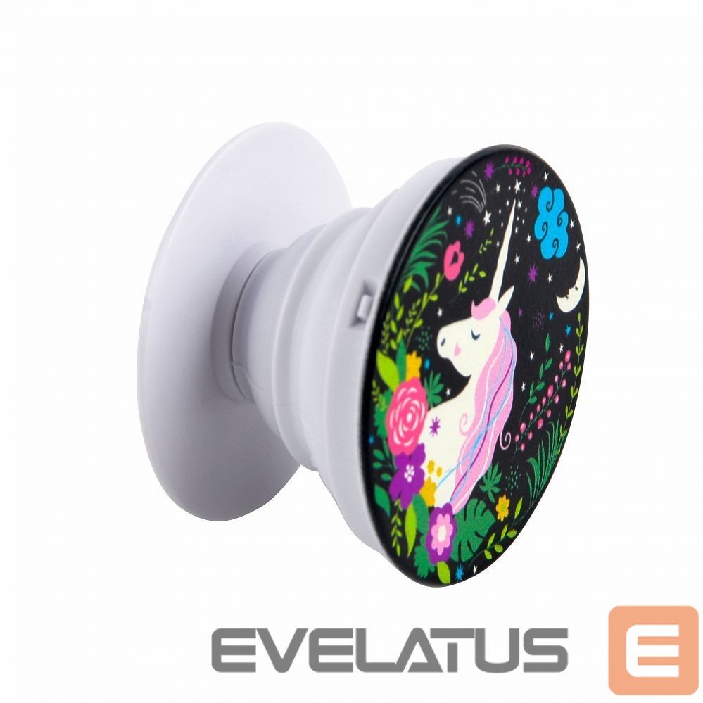 Universaalne telefonihoidja (Popsocket) iLike Universal Pop Holder Unicorn Black