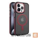 Tagakaaned iLike Apple iPhone 14 DUAL METAL FRAME MAGSAFE CASE Red