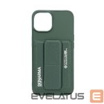 Tagakaaned iLike Apple iPhone 14 LEATHER HIDDEN POCKET STAND COVER Green
