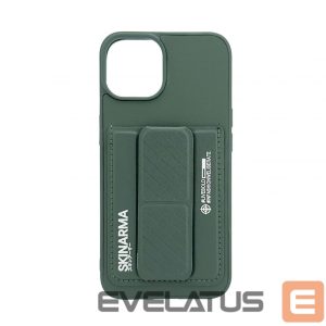 Tagakaaned iLike Apple iPhone 14 LEATHER HIDDEN POCKET STAND COVER Green