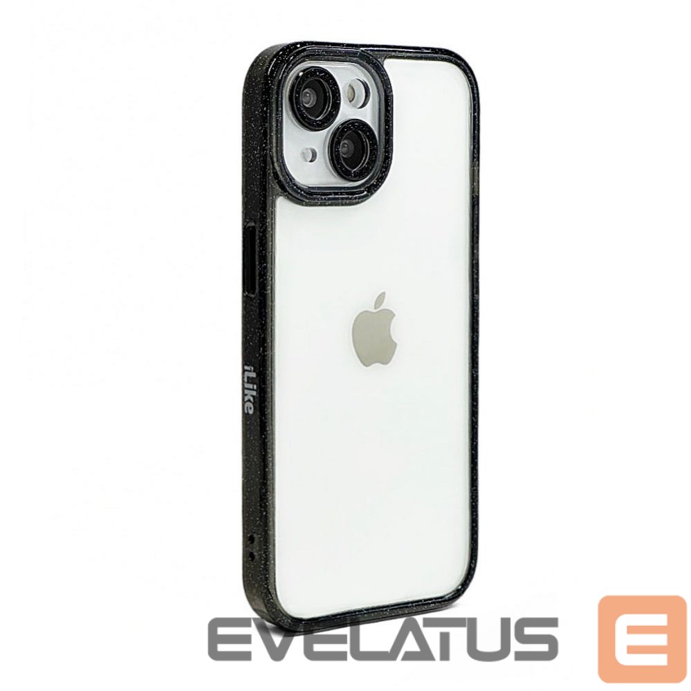 Tagakaaned iLike Apple iPhone 15 Pro STARS LENS ACRYLIC COVER Black