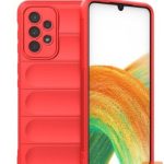 Tagakaaned iLike Samsung Galaxy A33 5G Shield Case Red