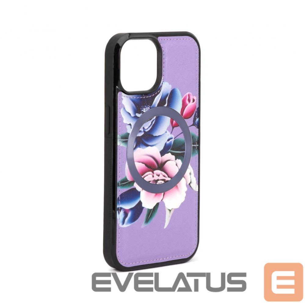 Tagakaaned Evelatus Apple iPhone 14 Wallet and Slim Cover Case Purple
