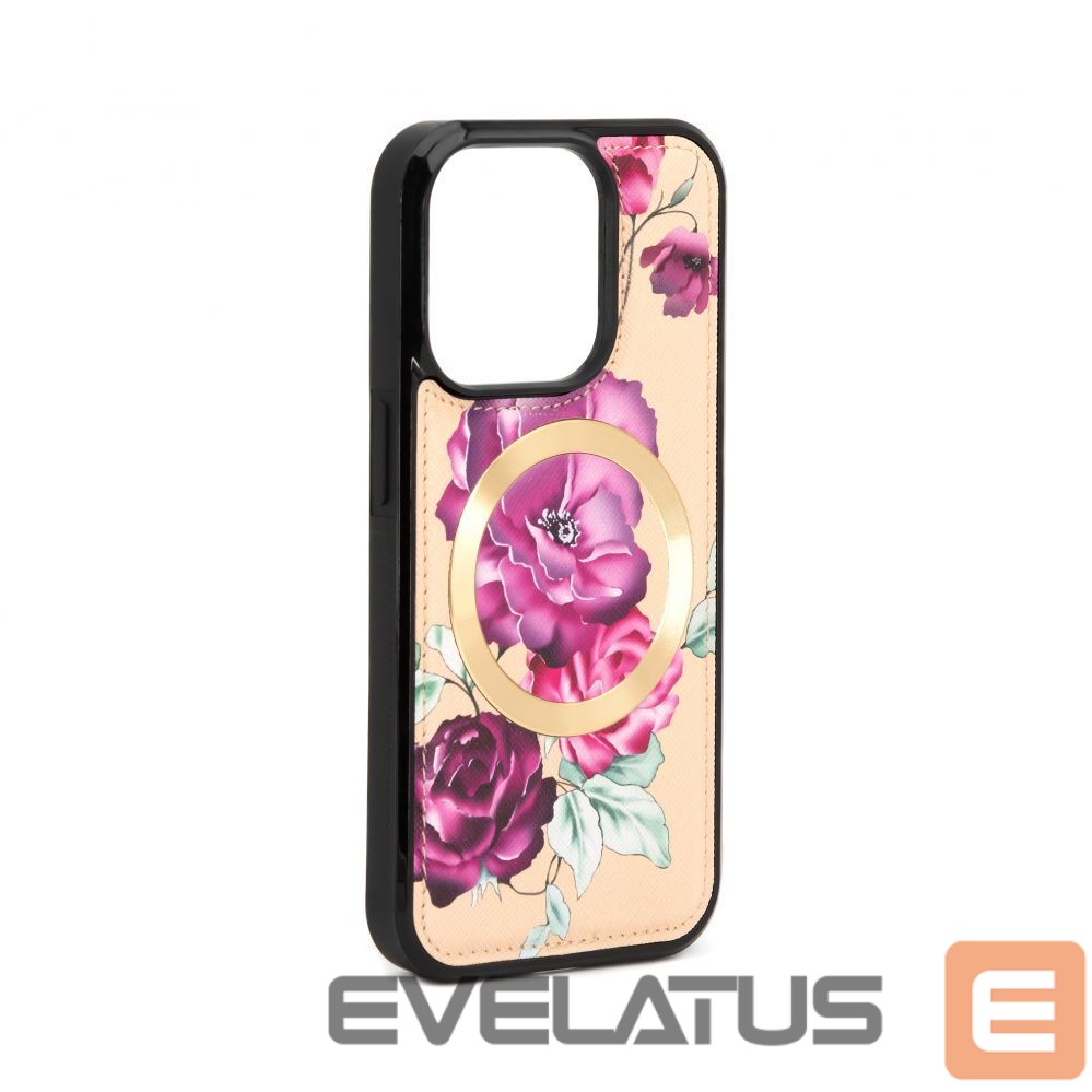 Tagakaaned Evelatus Apple iPhone 15 Pro Wallet and Slim Cover Case Beige