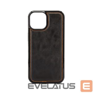 Tagakaaned Evelatus Apple iPhone 15 Magnet zip Pocket Case Zipper Design Black