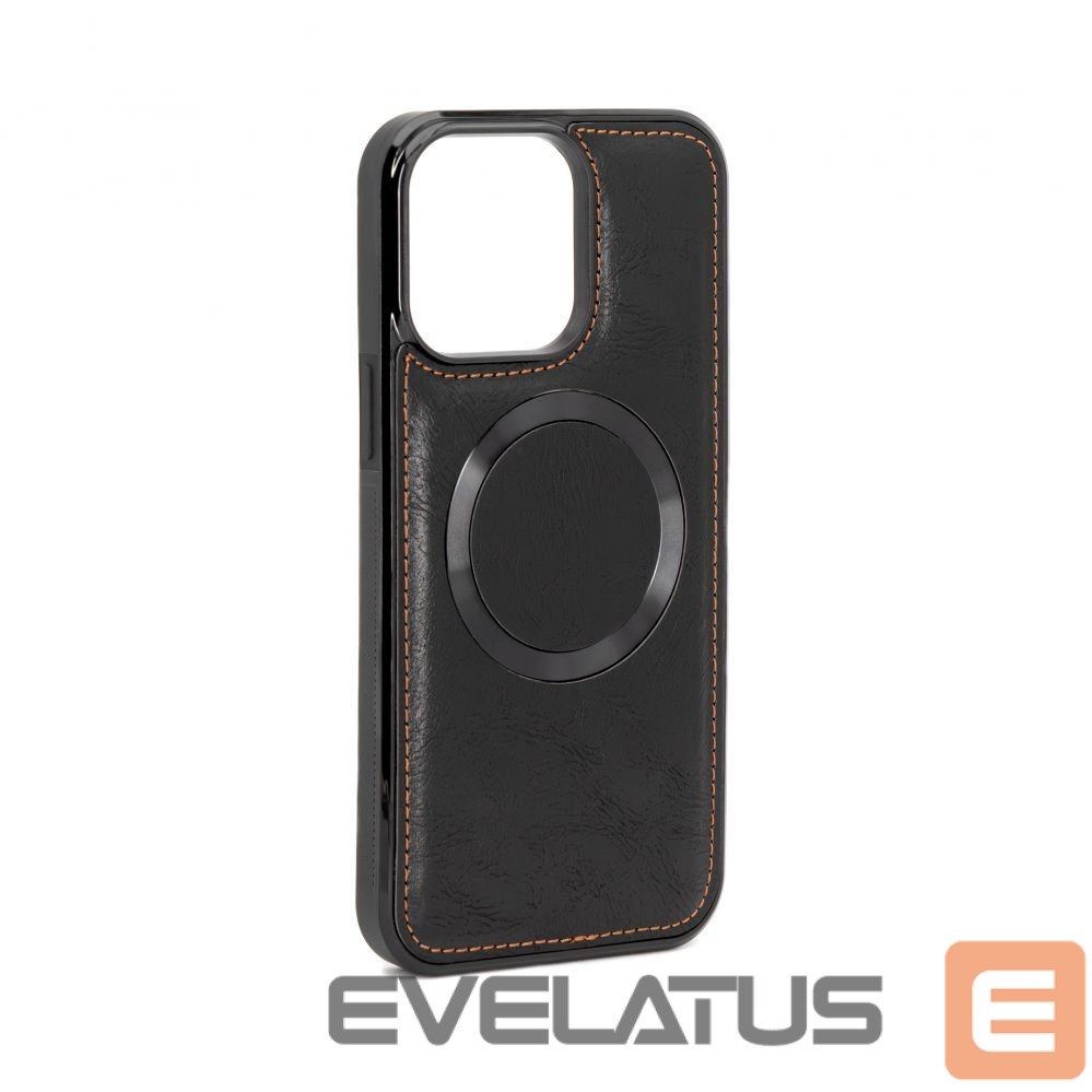 Tagakaaned Evelatus Apple iPhone 15 Pro Max Multifunctional Wallet wristband leather case Black