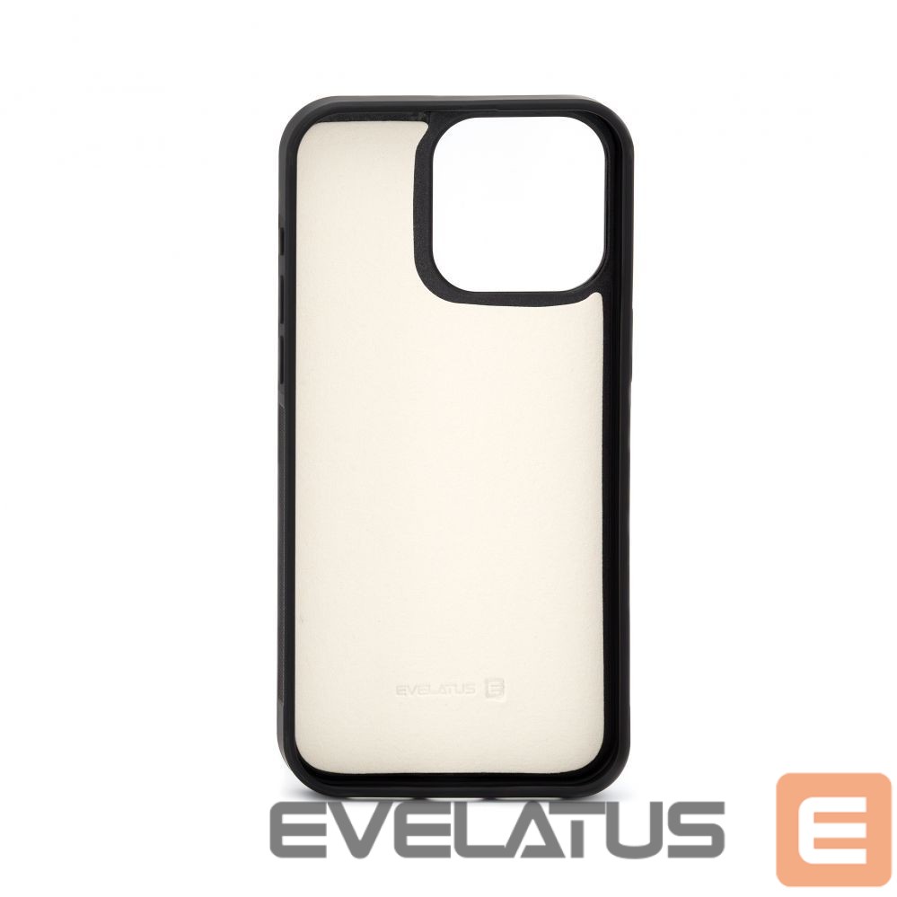 Tagakaaned Evelatus Apple iPhone 14 Pro Max Leather Case Zipper Design Flower White