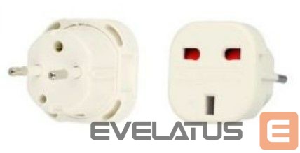 Üleminek iLike UK/EU CHARGER ADAPTER White