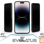 Kaitseklaasid iLike Samsung GALAXY S23 TEMPERED PRIVACY GLASS (WITH CUTOUT FOR READER) Black