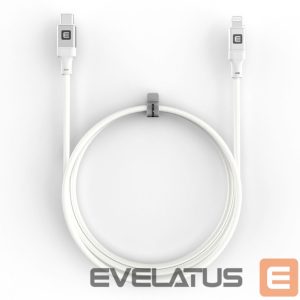 Kaabel Evelatus  USB C to Lightning Cable 2.0M 60W (MFI09) Aluminum housing braiding White