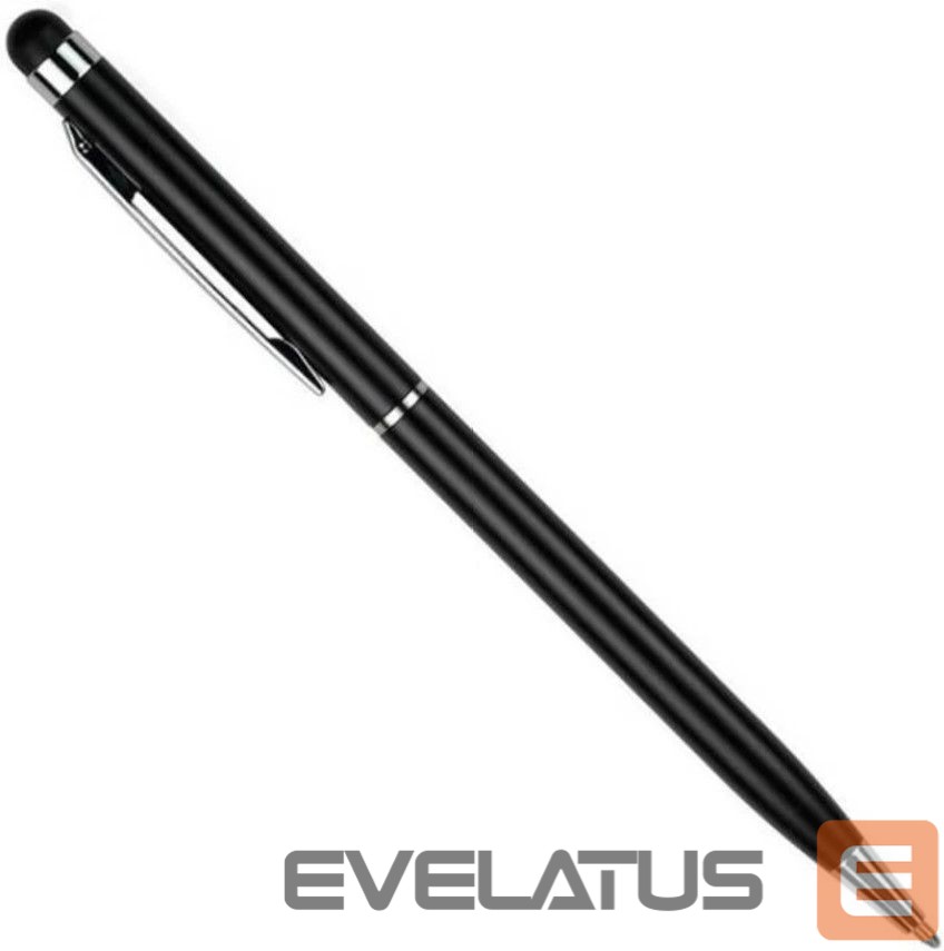Puutepliiats iLike PN1 Universal 2in1 Capacitive Touch Stylus with Pen (Smartphone and Tablet PC) Black