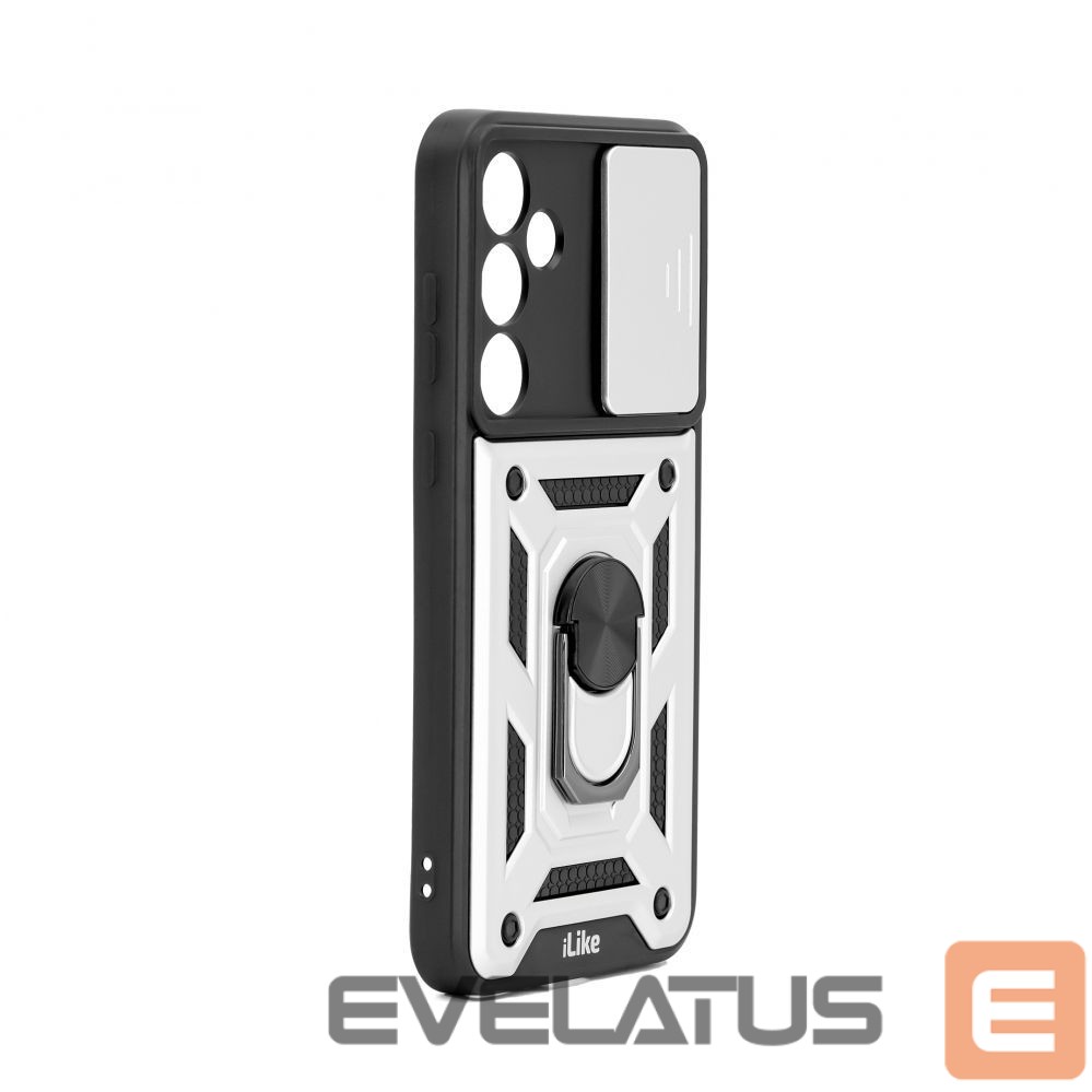 Tagakaaned iLike Samsung Galaxy A35 Protective Case With Camera Protection And Ring White