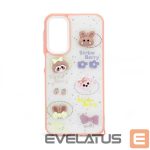 Tagakaaned iLike Samsung Galaxy A15 EPOXY CARTOON COVER White Pink
