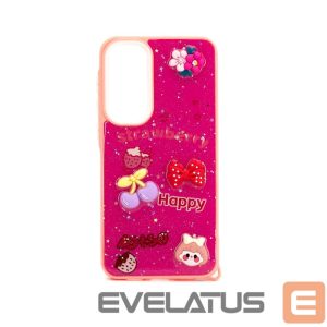 Tagakaaned iLike Samsung Galaxy A35 EPOXY CARTOON COVER Rose Red