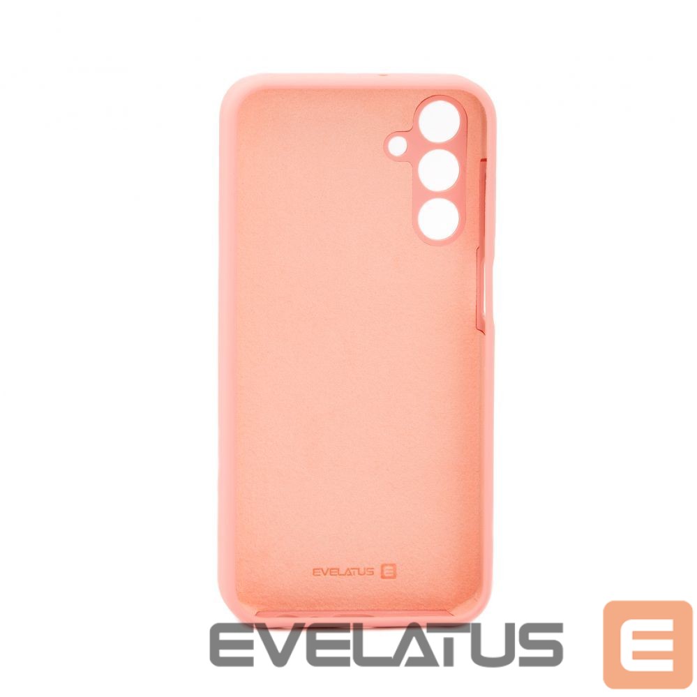 Tagakaaned Evelatus Samsung Galaxy A15 Premium Soft Touch Silicone Case Rose pink