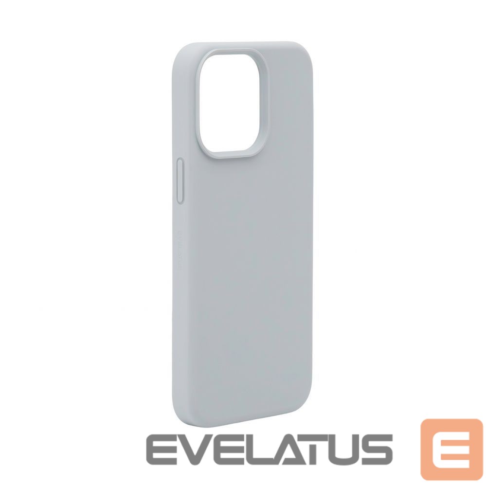 Tagakaaned Evelatus Apple iPhone 15 Pro Max Premium Magsafe Soft Touch Silicone Case New Function Grey Blue