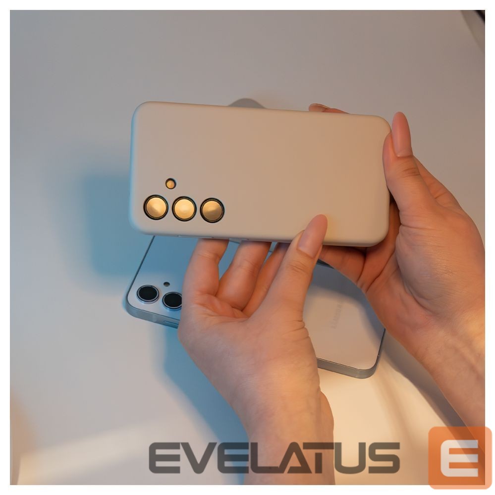 Tagakaaned Evelatus Samsung Galaxy S24 Premium Magsafe Soft Touch Silicone Case Grey